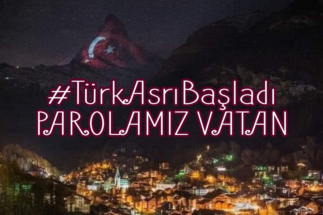 #TürkAsrıBaşladı
PAROLAMIZ VATAN