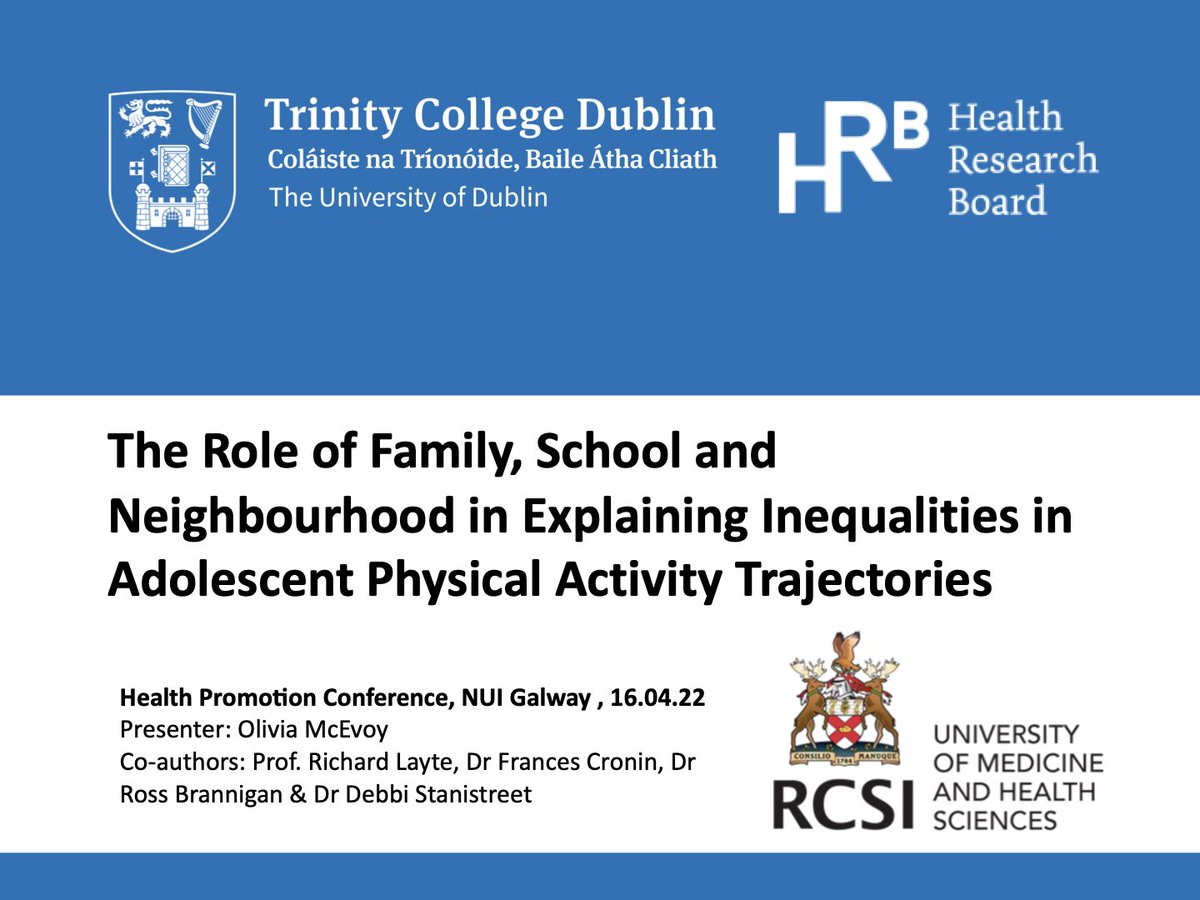 Looking forward to presenting at #hprc2022 @HPRC_NUIG tomorrow @nuigalway <a href="/TCDsociology/">TCD Sociology</a> <a href="/RCSI_Irl/">RCSI</a> 
On #bloomsday, no less, hopefully the presentation is not as difficult to follow as Bloom's famous meander around Dublin!