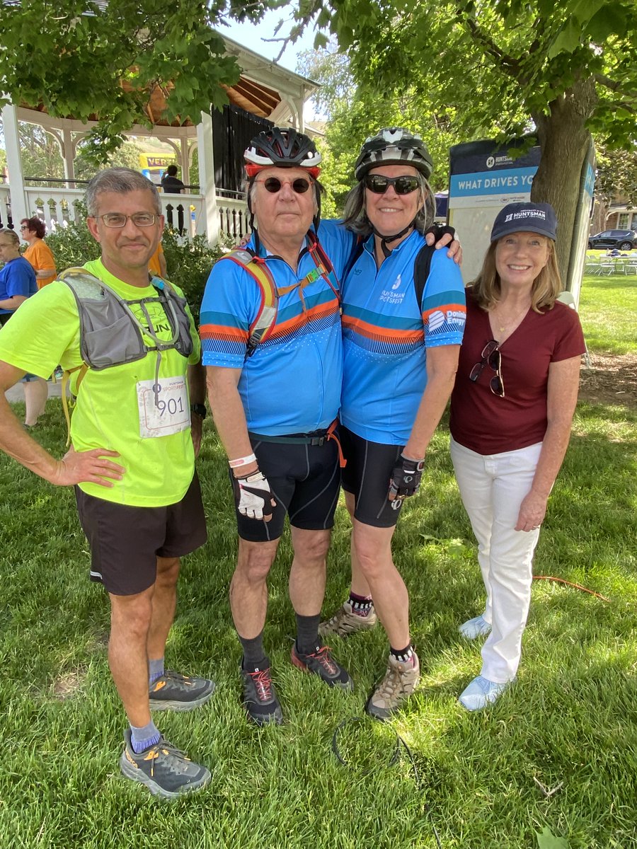 There was incredible enthusiasm for helping us come one step closer to a cancer-free future at #SportsFest benefitting <a href="/huntsmancancer/">Huntsman Cancer Institute</a>. Running/riding with me were staff members, patients &amp; families, physicians, and our CEO. Hats off to Susan Sheehan and her stellar team at HCF!