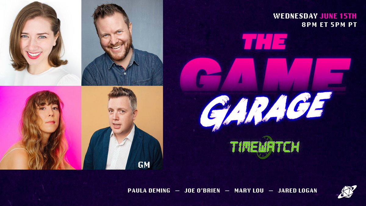 glasscannonpod's tweet image. Episode 4 of The Game Garage featuring TimeWatch starts at 8PM ET only on twitch.tv/theglasscannon.