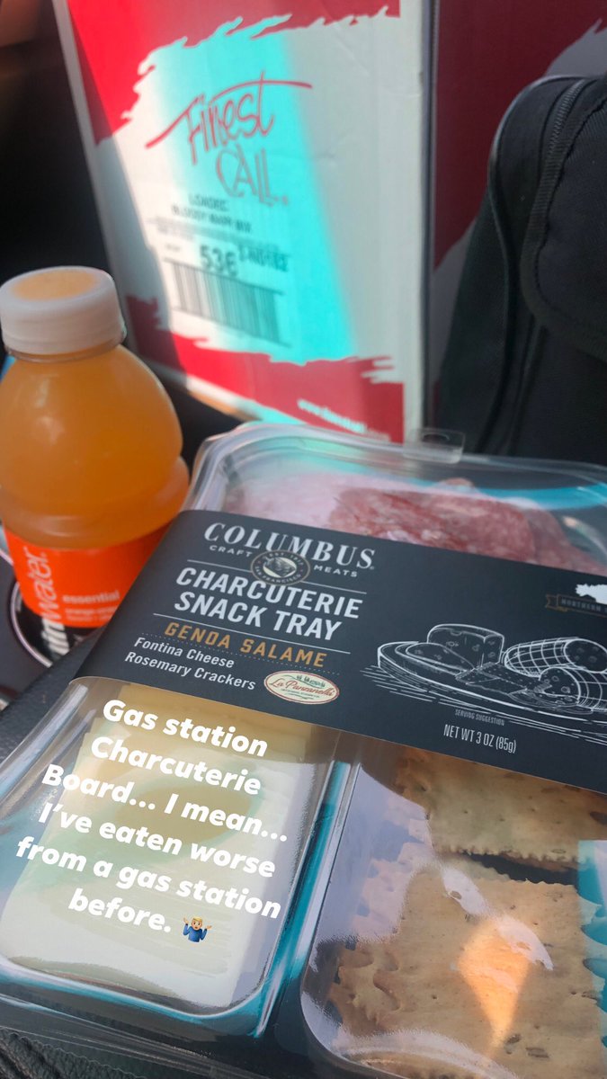 flairbarcom's tweet photo. Gas station Charcuterie Board… I mean… I have eaten worse things from a gas station before? What’s the worst thing you’ve eaten from a gas station? I feel like this “Adult Lunchable” won’t be toooo bad? 🤷🏼♂️😂 #gasstationfood #robhusted #theflairambassador #imhungry #finestcall https://t.co/asVIGVTDXq
