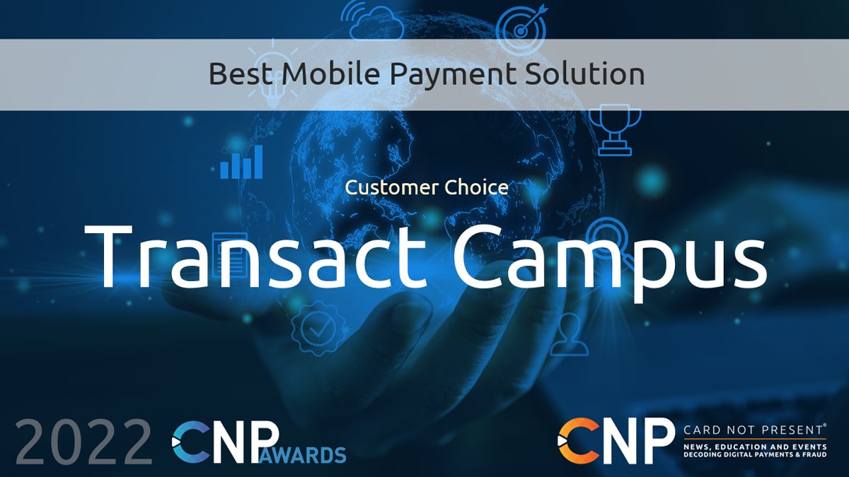 illumia_tech's tweet photo. @TransactCampus Integrated Payments was selected as the Customer Choice winner for Best Mobile Payments Solution at the 2022 CNP Awards. Thank you to all of our clients who voted!

#awards #payments #mobilepayments #transact #highered #TechnologyNews https://t.co/uH8oX9wzUD