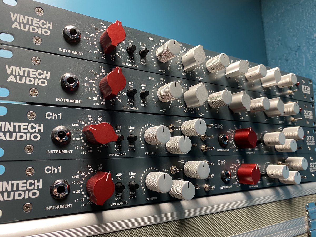 SoundPure's tweet photo. An array of Vintech Audio now in stock! https://t.co/GTgTnxap0e #music #proaudio #studio #producer #production #Vintech #NowPlaying https://t.co/0MaVGgcqif