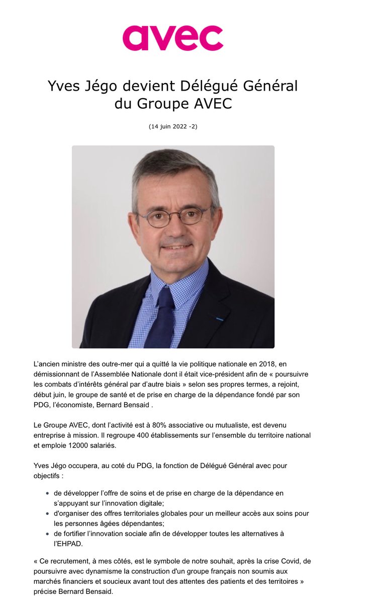Yves Jégo tweet media