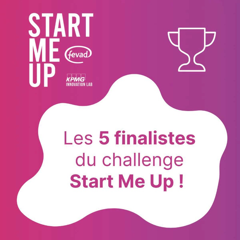 KPMG_France's tweet photo. .@marclolivier vient d'annoncer les 5 finalistes de l'édition 2022 du challenge #StartMeUp ! 🏆
Un grand bravo à @Get_Dealt, #Cryptr, @weglot, @fruggr et @monstock_net !
J-15 avant la finale ! Pour y assister, demandez votre accès ! 👇 @FevadActu #VivaKPMG #VivaTech2022