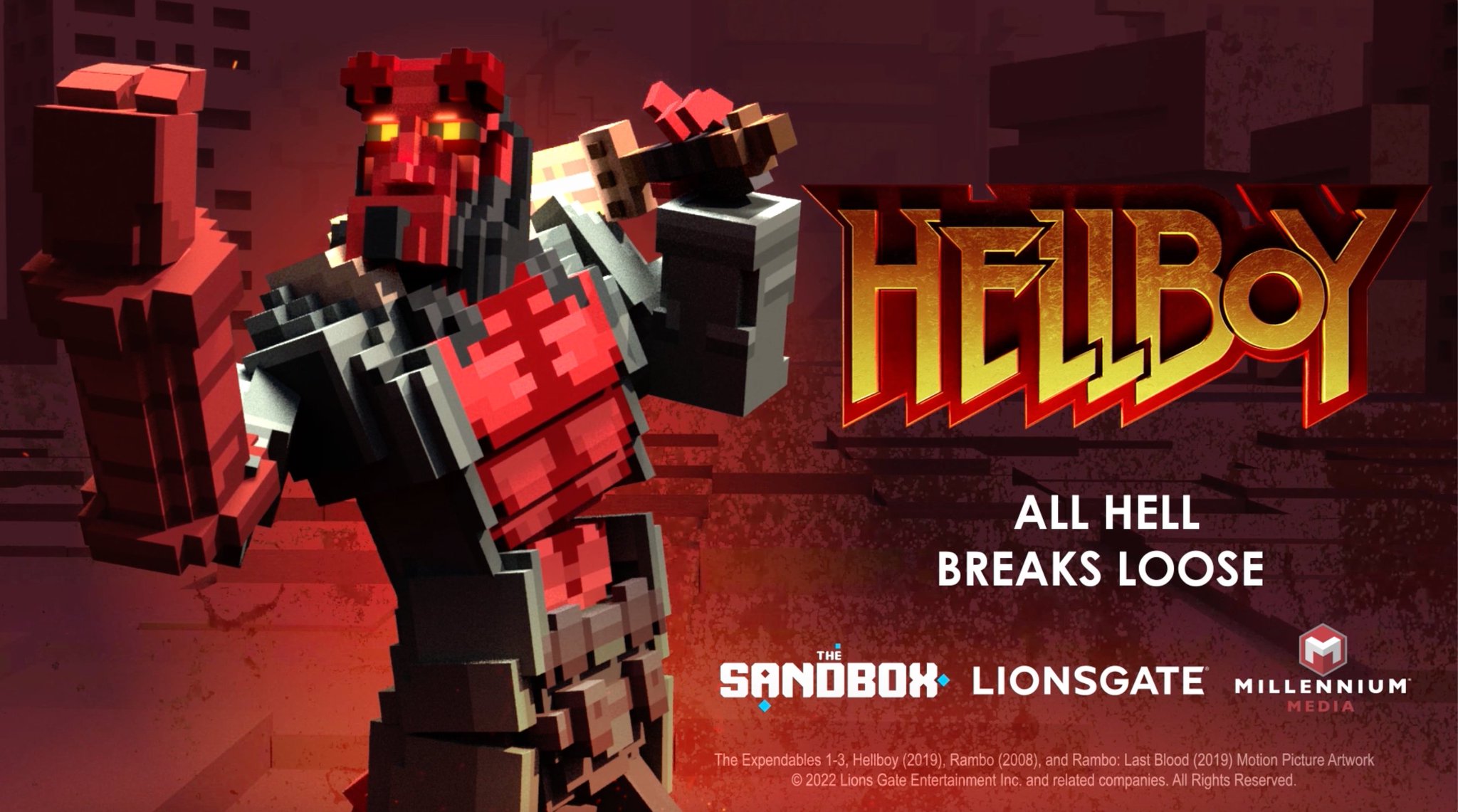未開封　Hellboy Millennium series Big Blast Hellboy Big Blast Action Figure BPRD Graffiti Design 2000