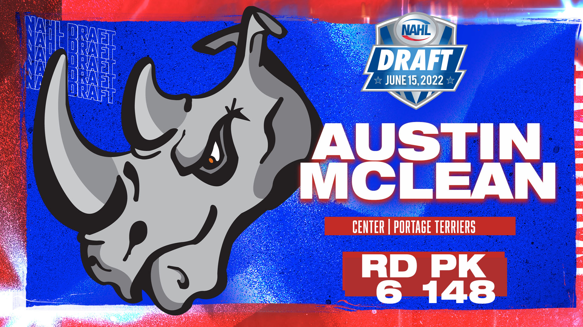 NAHL on Twitter "Round 6 Pick 148 El_Paso_Rhinos select Forward