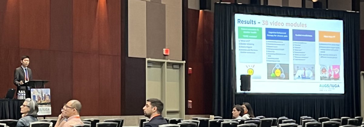So proud of our <a href="/PennMedicine/">Penn Medicine</a> fellow *Dr. Ed Kim* for presenting his <a href="/FPMRS/">AUGS</a> funded study creating a highly usable patient centered texting platform for self management of IC/BPS. Find him at the meeting to learn more! #AUGSIUGA22 #bladderpain