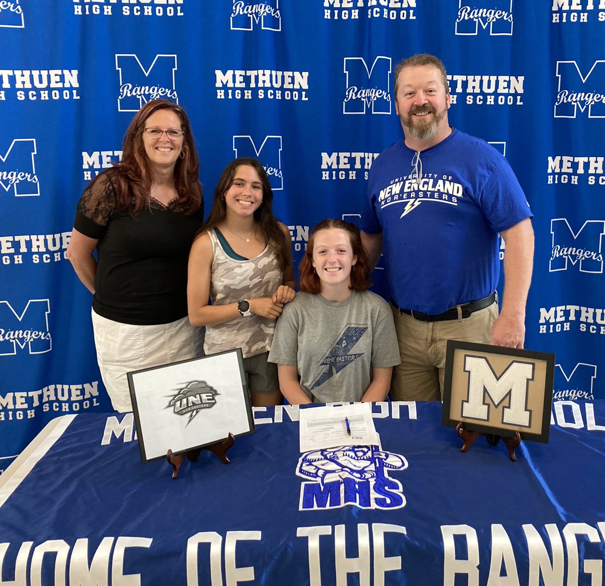 methuensports's tweet photo. Congratulations to Julia Bryant on her commitment to continue her academic and athletic career at UNE. Julia captained our girls lacrosse team this spring and will play lacrosse for the NorEaters! Way to go Julia! @methuengirlslax @EagleTribSports @DWillisET https://t.co/5tXjYdmiEv
