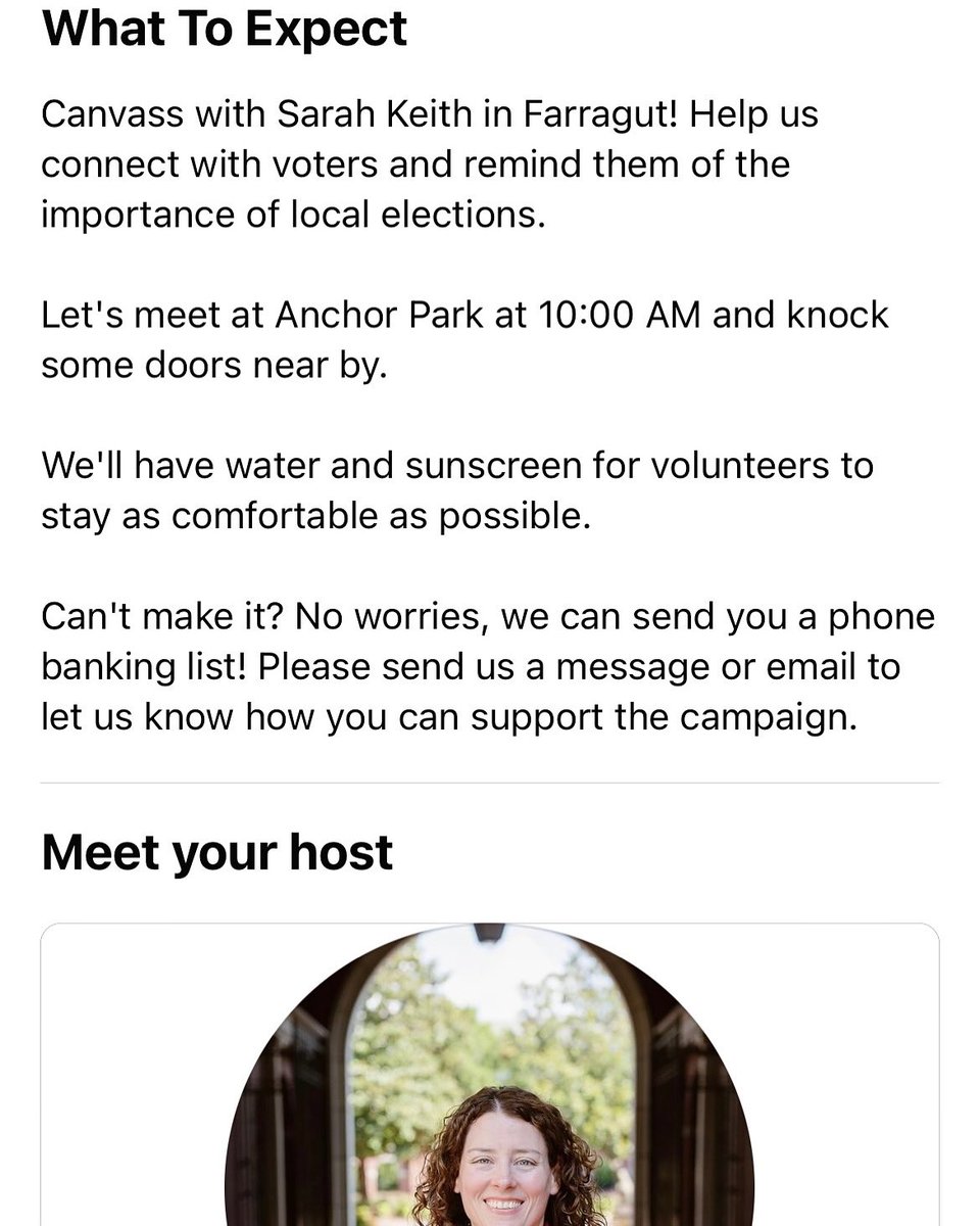 Sarah4Judge's tweet photo. 🏘VOLUNTEER OPPORTUNITY‼️Let’s get out and talk with Knox County voters on Saturday and show them why we’re so excited about the campaign! Just let us know if you want to join us! https://t.co/e0GaU48Zuh