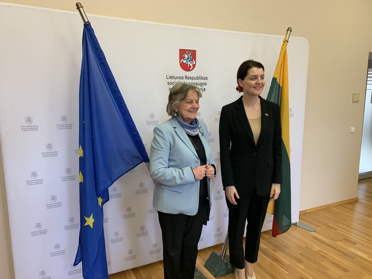 ElisaFerreiraEC's tweet photo. Had a great meeting with Minister Monika Navickiene @Monika37000694 to discuss how Lithuania 🇱🇹 is implementing reforms and investments to fight inequality, improve social services and disability assessment.

@EU_reforms and #CohesionPolicy are here to help!

🇪🇺🤝🇱🇹 https://t.co/yZZoZYKW7u
