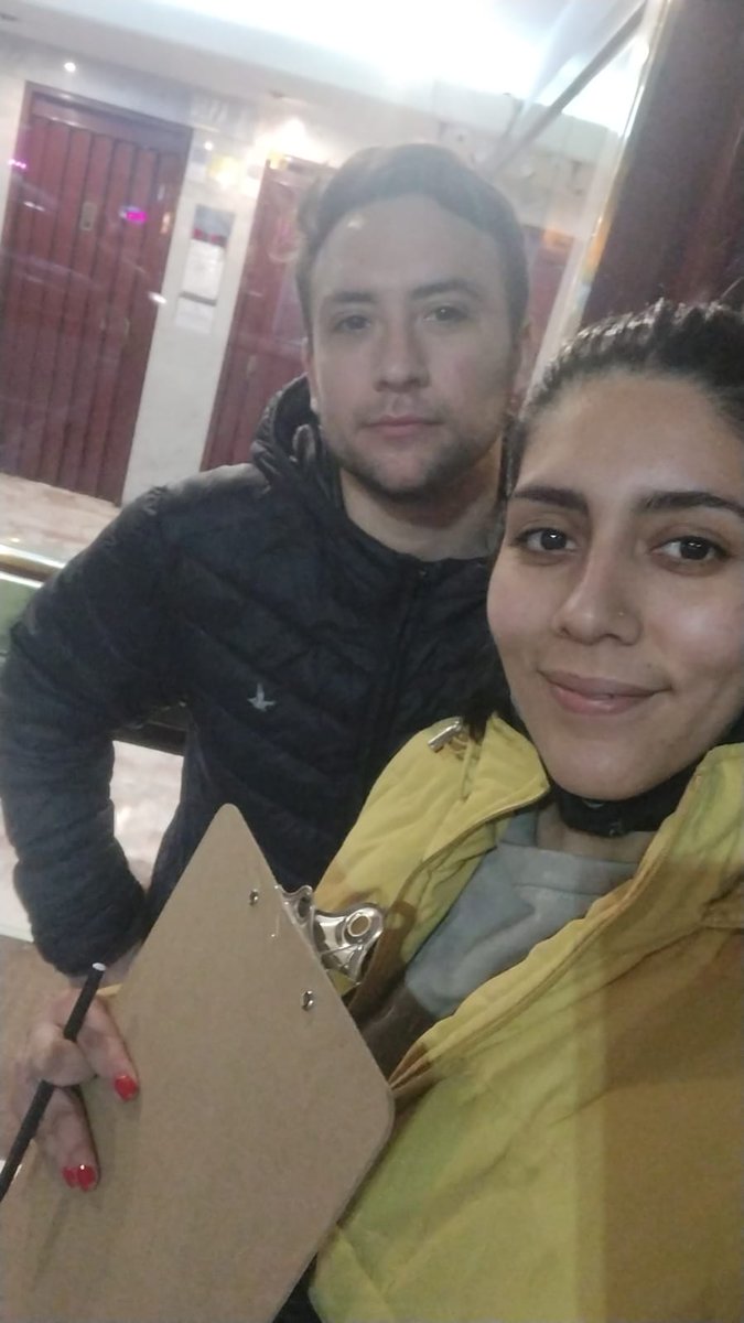 cultural1420's tweet photo. #Mica y @PoliCabj7 timbreando la #Comuna1 invitando al #Locrazo del 20 de Junio #UCR https://t.co/LrEap8GOTG