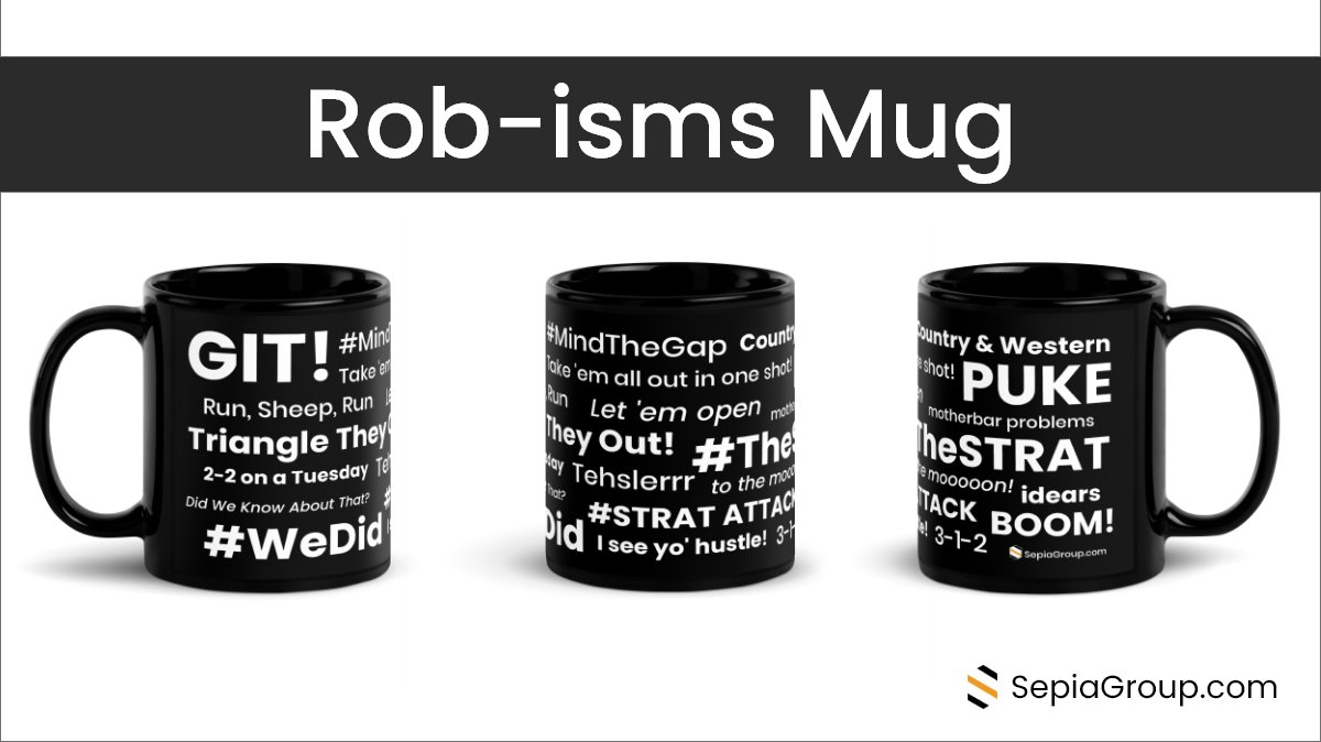 GroupSepia's tweet photo. We heard your feedback and are now offering #TheSTRAT Rob-isms from @RobInTheBlack's live room on a coffee mug! Know when to GIT! and who's getting triangled out while enjoying your favorite beverage.

https://t.co/701hvx1QY5

#STRATATTACK #MindTheGap #WeDid #STRATswag https://t.co/INsTV2MOjl