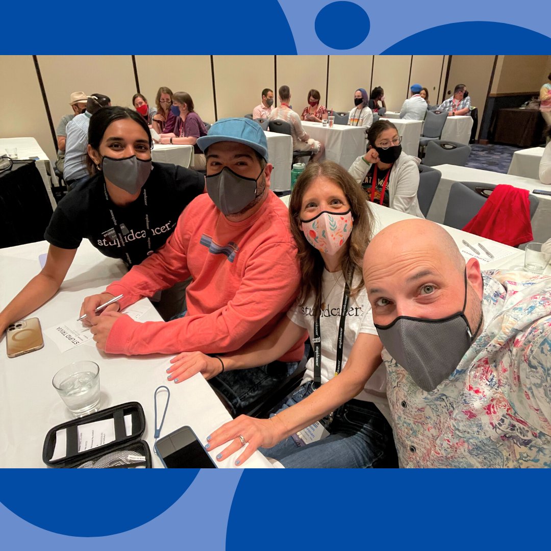 StupidCancer's tweet photo. It's National Selfie Day! If you attended #CCL22 or met up with your favorite AYAs recently and took some pics ...share your selfies with us! Here are a few of our current favorites from this past weekend including some BTS snaps. https://t.co/jqNLd3CphF