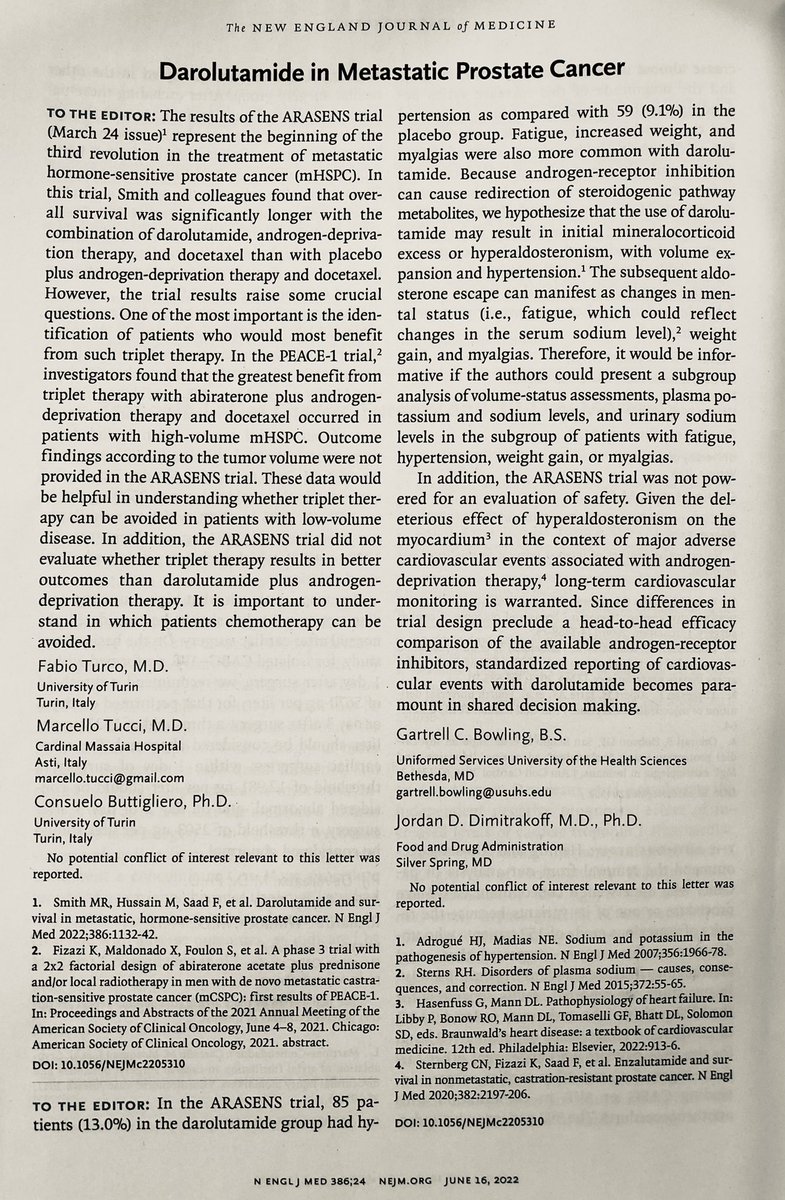 Nima Sharifi (@nimasharifimd) on Twitter photo Interesting <a href="/NEJM/">NEJM</a> letter & hypothesis on AR blockade-induced #hypertension. There are data! Perhaps time to reshare our <a href="/Annals_Oncology/">Annals of Oncology</a> paper on how AR blockade affects biochemical loss of 11BHSD2 which can explain HTN. <a href="/gulleyj1/">@gulleyj1</a> <a href="/EricKleinMD/">Eric Klein</a> <a href="/MM_Alyamani/">Mohammad Alyamani, PhD</a> annalsofoncology.org/article/S0923-… Interesting <a href="/NEJM/">NEJM</a> letter & hypothesis on AR blockade-induced #hypertension. There are data! Perhaps time to reshare our <a href="/Annals_Oncology/">Annals of Oncology</a> paper on how AR blockade affects biochemical loss of 11BHSD2 which can explain HTN. <a href="/gulleyj1/">@gulleyj1</a> <a href="/EricKleinMD/">Eric Klein</a> <a href="/MM_Alyamani/">Mohammad Alyamani, PhD</a> annalsofoncology.org/article/S0923-…