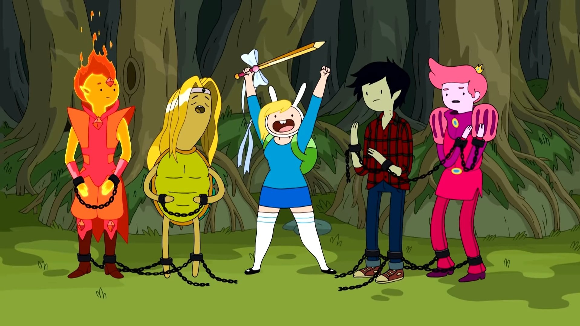 Geekversez on X: Nova arte oficial de 'Fionna e Cake', série spin-off de ' Hora de Aventura' voltada para o público jovem adulto.   / X