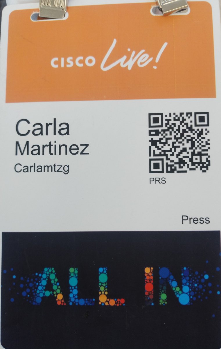 Carlamtzg's tweet image. Great #CISCOLive2022