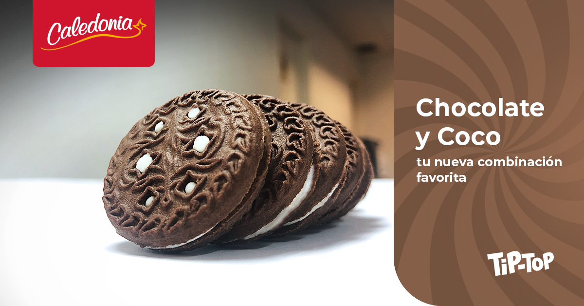 g_caledonia's tweet photo. Unimos el chocolate y el coco y así se ve el resultado: nuestras nuevas #TipTop #ChocoCoco … ¡imposible resistirse!
¿Ya tienes tu paquete para un dulce momento? #GalletasCaledonia #ChocoCoco #SaboresQueHipnotizan https://t.co/ejBvhdKXTK