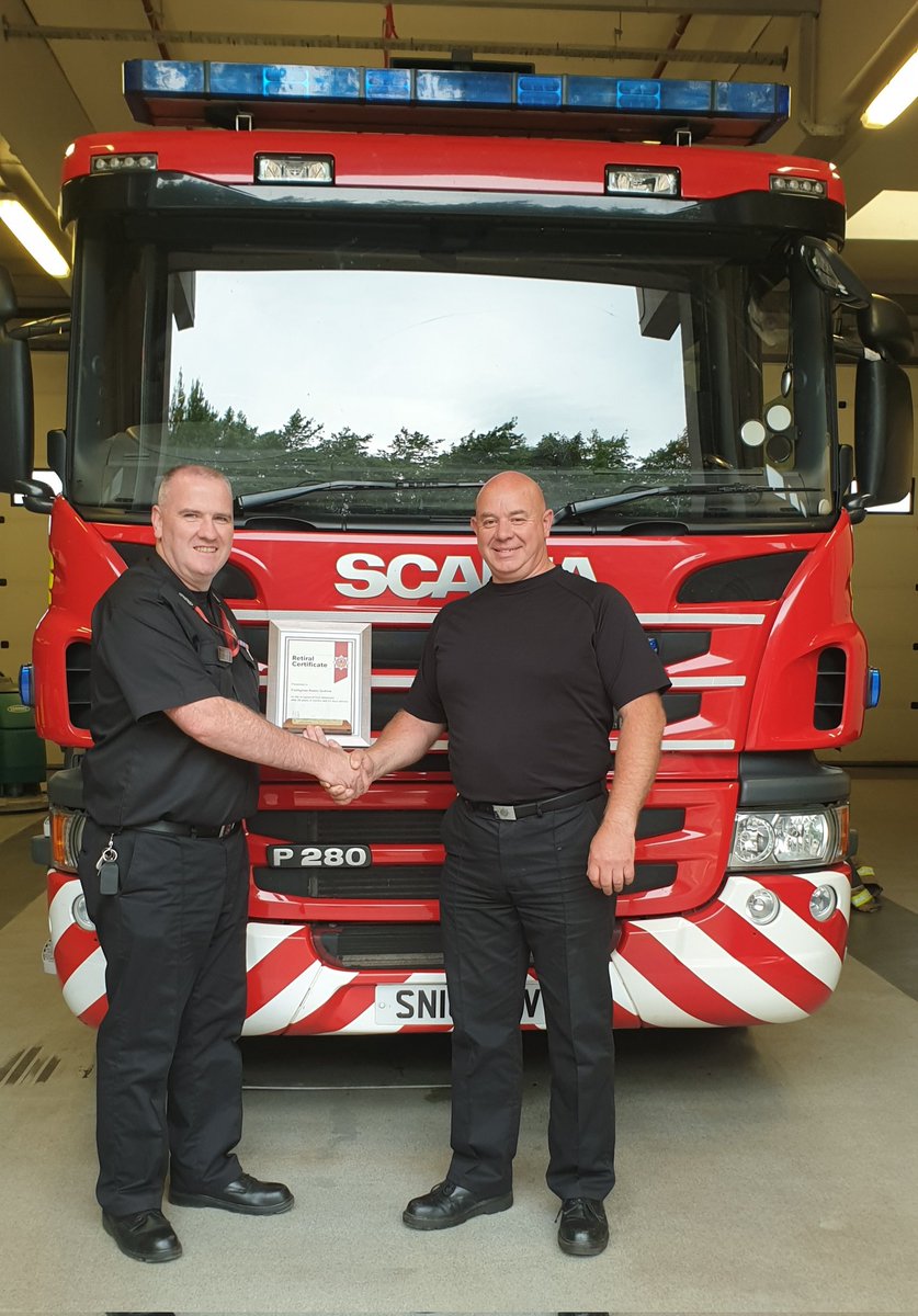 Craig McFie (@craigmcfie) on Twitter photo Delighted to present Ff Robin Guthrie of Green Watch Kilwinning with his Retirement Certificate and Tally tonight on behalf of @Ayrshire_LSO <a href="/fire_scot/">Scottish Fire and Rescue Service</a> after almost 27 years service.
Here's to a long, happy and healthy retirement Robin! ๐๐ Delighted to present Ff Robin Guthrie of Green Watch Kilwinning with his Retirement Certificate and Tally tonight on behalf of @Ayrshire_LSO <a href="/fire_scot/">Scottish Fire and Rescue Service</a> after almost 27 years service.
Here's to a long, happy and healthy retirement Robin! ๐๐