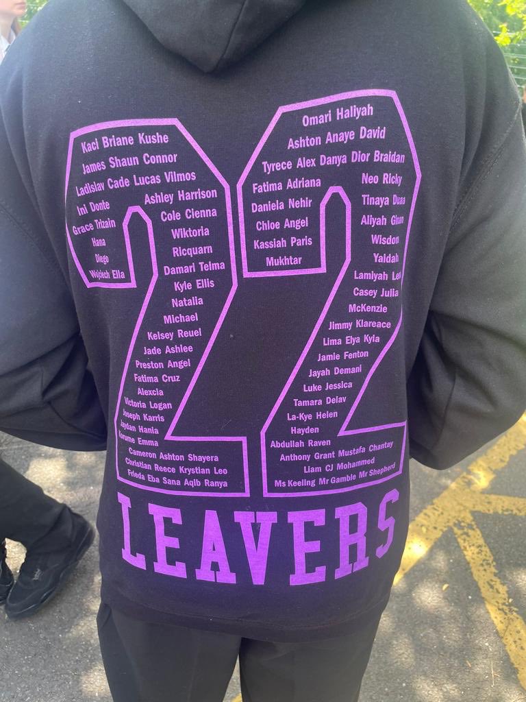 So lovely to be celebrating with my fabulous year 11’s today. The class of 2022 ⁦<a href="/TheWellsAcademy/">The Wells Academy</a>⁩ are very special #proudschoolmum💕