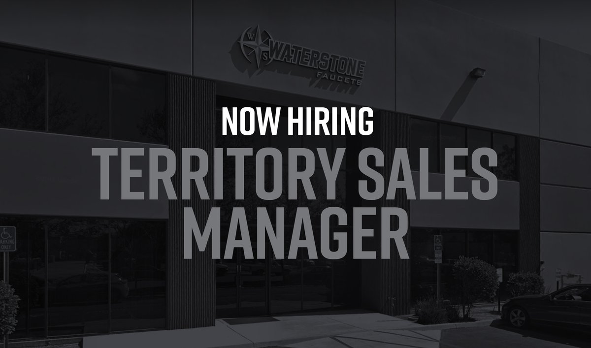 WaterstoneUSA's tweet photo. We're hiring! Waterstone is in search of a territory manager for New York/New Jersey. If you're interested in applying for the position, please contact Jodi Vallejos at jvallejos@waterstoneco.com for more details.  #hiring #jobalerts #salesposition https://t.co/ksJgEK9lGJ