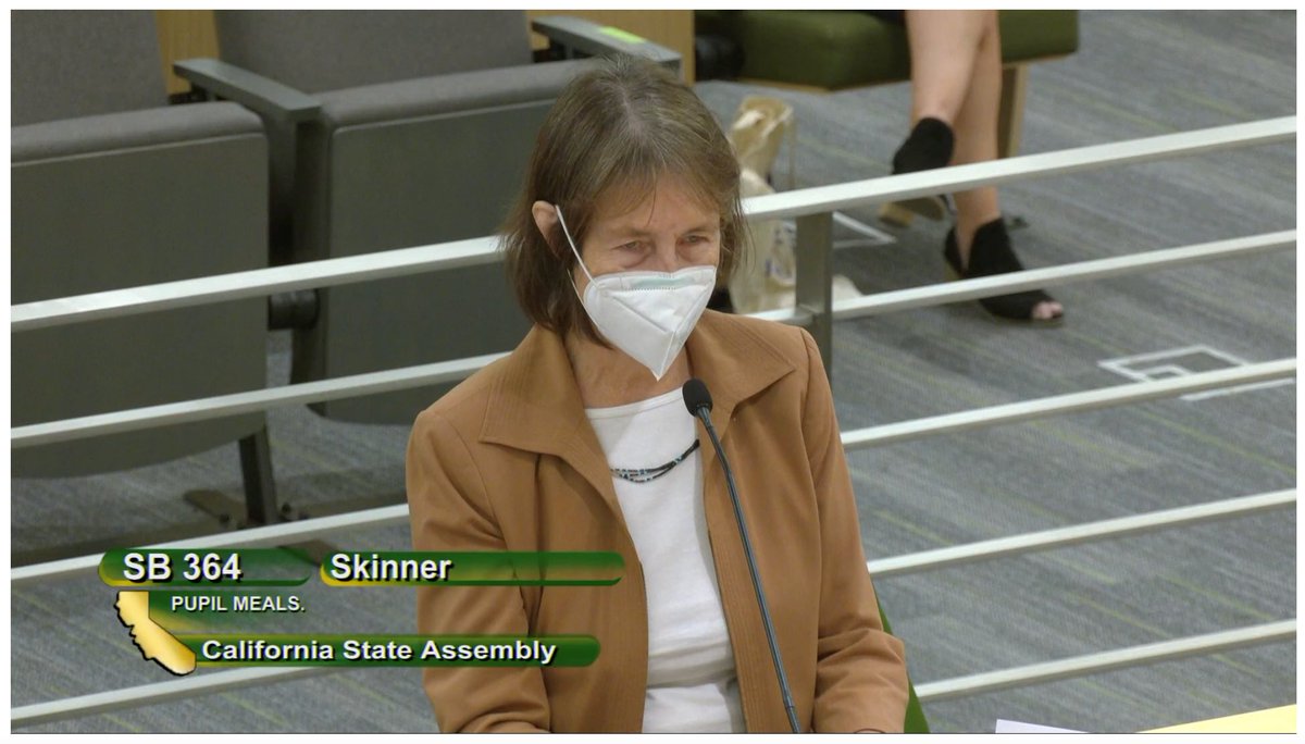 More great news! The CA Assembly Education Committee today approved #CALeg #SB364, School Meals for All II, on a bipartisan vote. SB 364 ensures food access to students even when school is not in session.