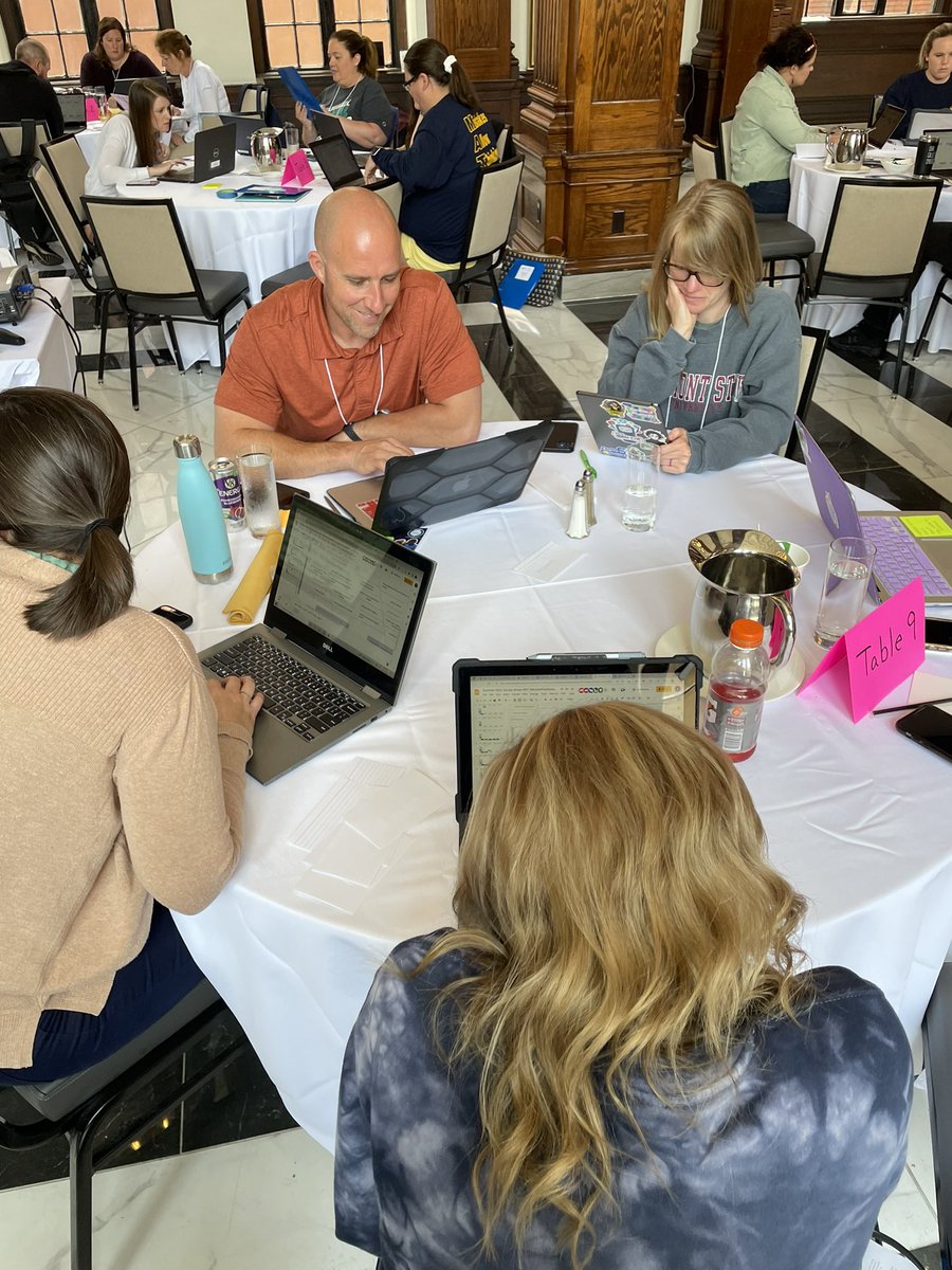 One outcome of this Summer Institute is for small, cross-cohort groups of Fellows to establish a plan for their first change idea testing cycle in August, focused on a shared “bug” of students engaging in “doing math” and situated in a focal area of math content. #m3t_wv
