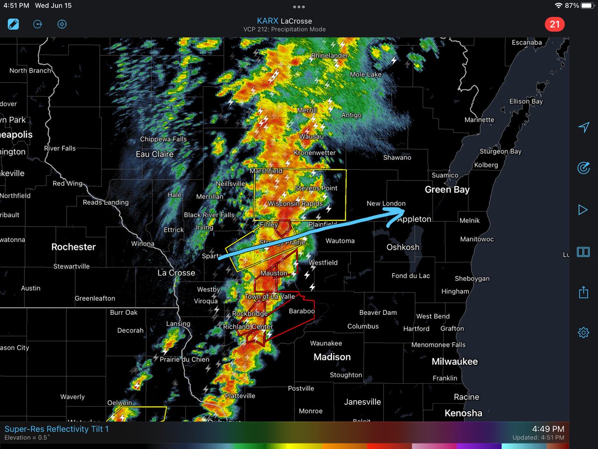 Richard Heatwave Berler on Twitter "Wednesday 450 pm Severe weather