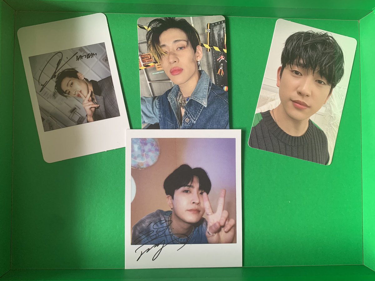 osushitokuma's tweet image. GOT7 トレカ,ポラ交換お願いします🙇‍♂️

譲 ベンベン,ジニョン,ヨンジェ

求 JAY B

どれとの交換でも良いので、ジェボムさん求めてます😭🌴
硬質カード入れて郵送いたします。

#GOT7
#トレカ
#ポラ
#交換