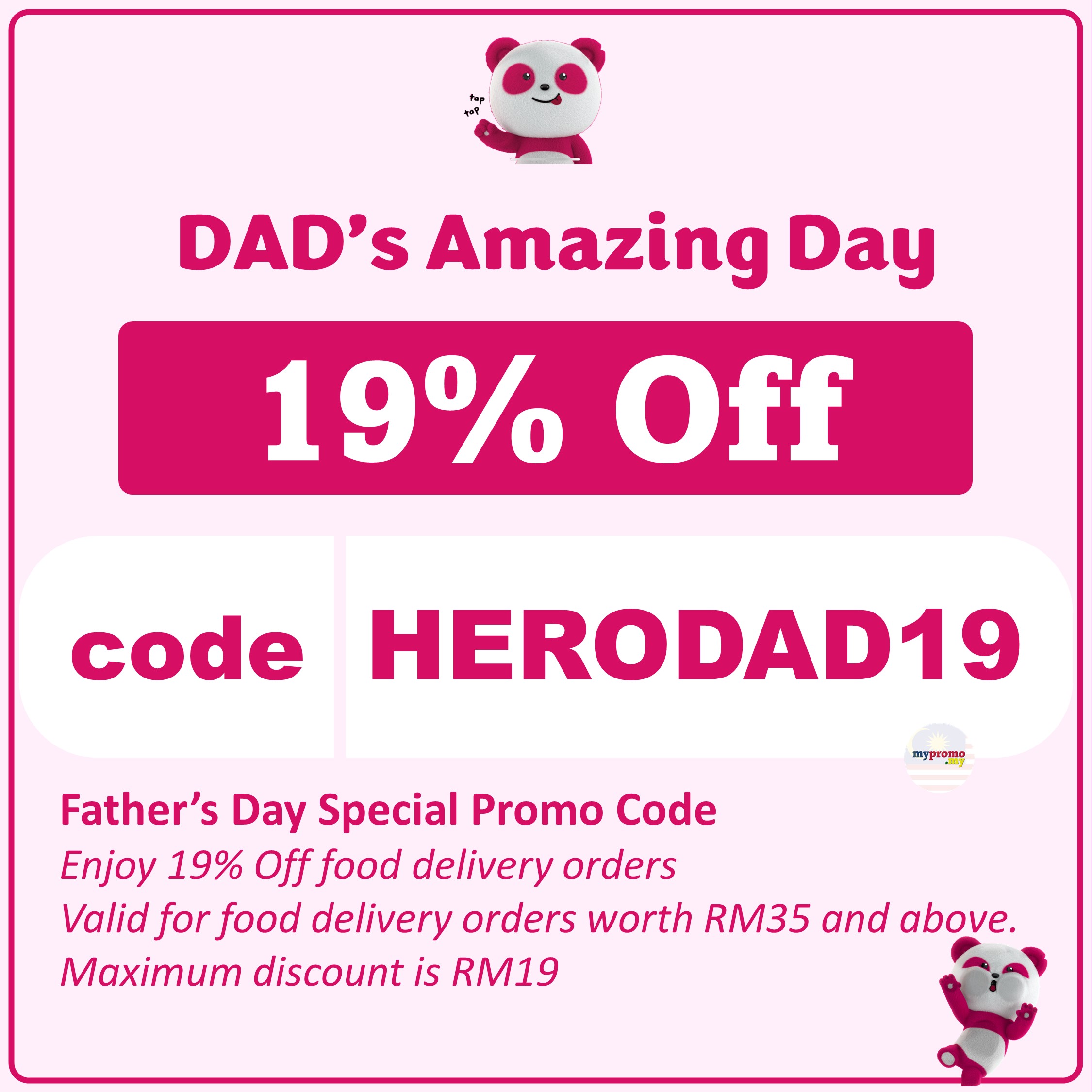 foodpanda - Father's Day Voucher Code