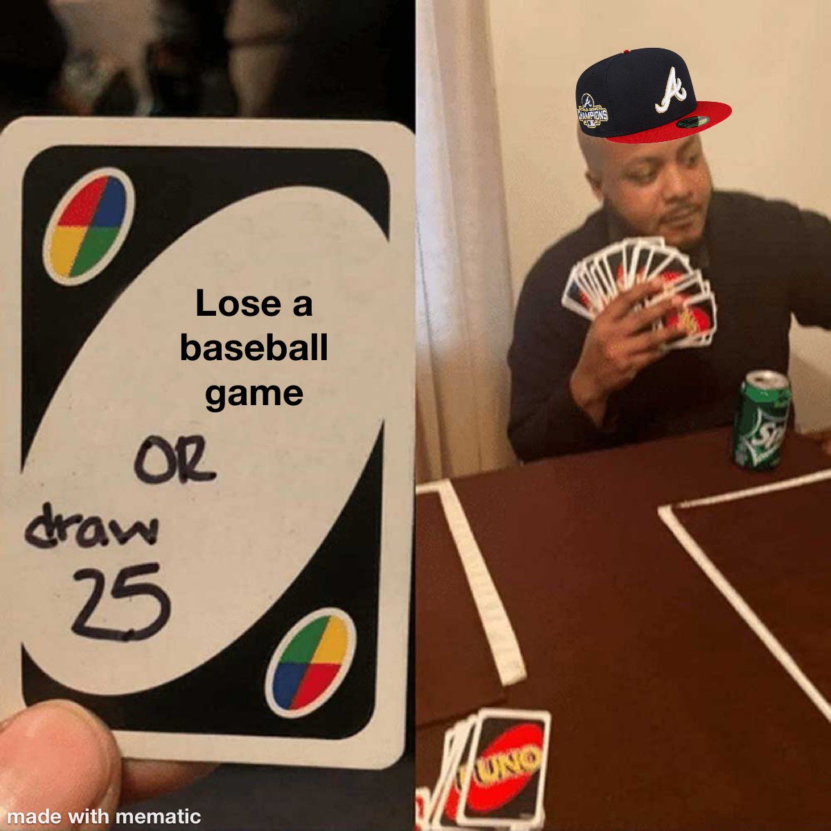 _TheFridge's tweet photo. The @Braves may never lose again. 14 in a row! https://t.co/ArsZ7MHEJ2