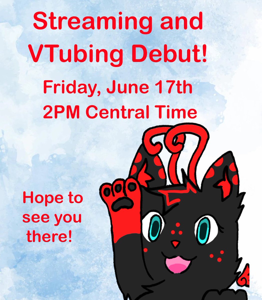 The_Darkeh's tweet photo. Catch me this Friday 2pm central for my official debut! We'll be playing Spyro! #Vtuber #streamer https://t.co/fLaskase5z https://t.co/KX3K3hDTHx