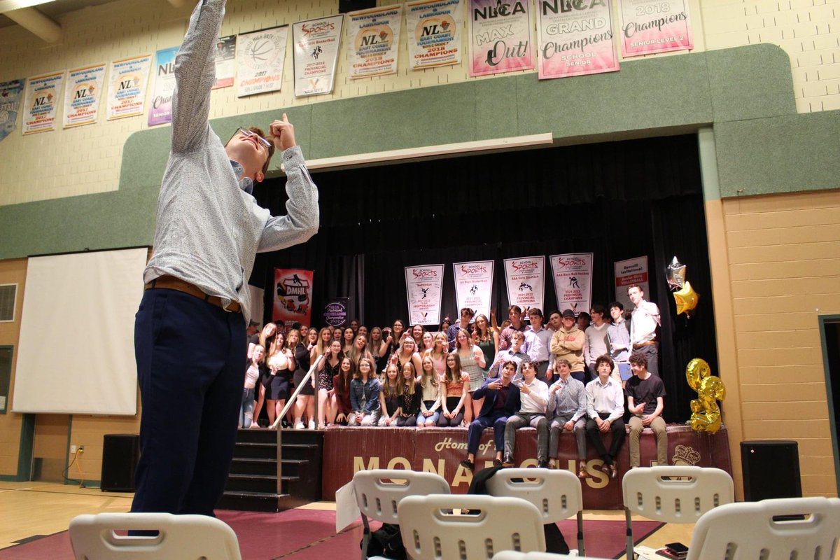 123_Bai's tweet photo. Fantastic evening celebrating the MCHS athletes! @MCHSAthleticsNL @schoolsportsnl https://t.co/1tQP6Y4X6h