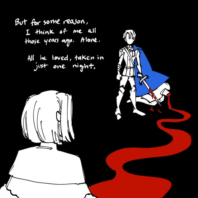 ‼️CW: blood, decaptitation (SPOILERS for azure gleam prologue)‼️
a short, rough comic on dimitri's identity, relationship with his family, and his past #fe3h #FE3Hopes #fireemblem #comic #azuregleam 