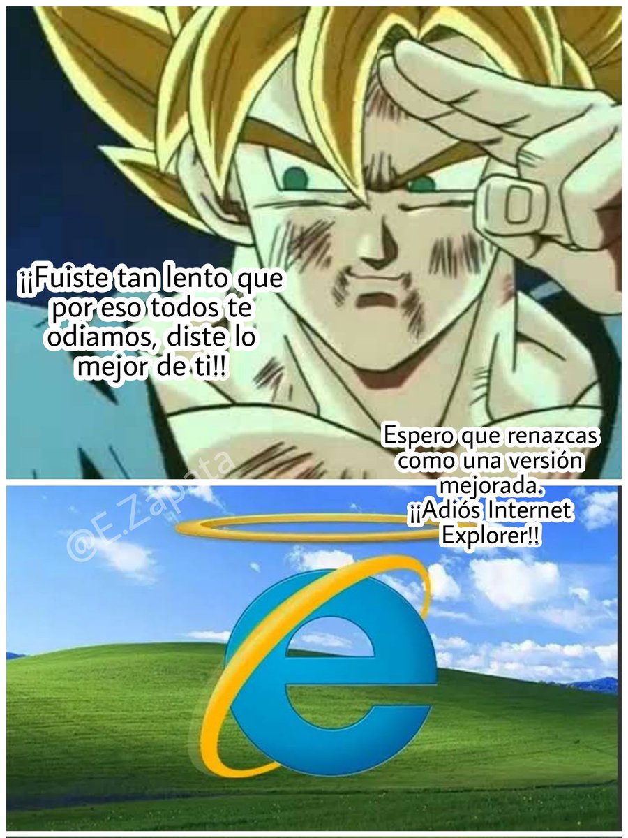 Zapata_E20's tweet photo. Hasta pronto Internet Explorer 

#InternetExplorerShutDown 
#InternetExplorerRetires 
#internetexplorer https://t.co/0LiI3DShpR