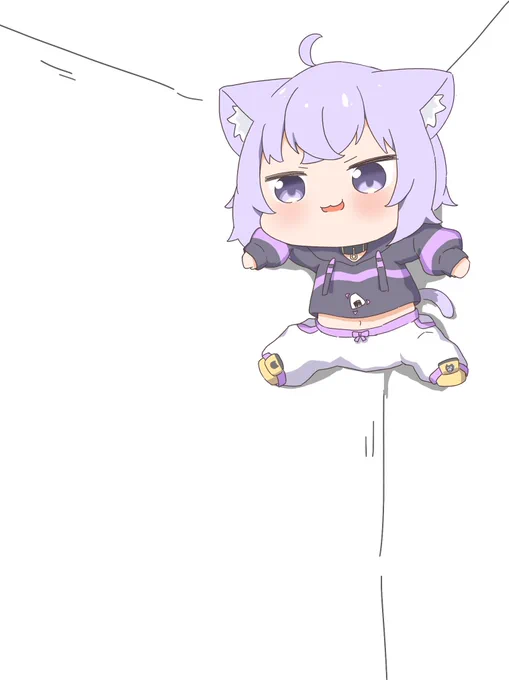 おかゆんいないなぁって思ったら壁に張り付いてた
#絵かゆ 