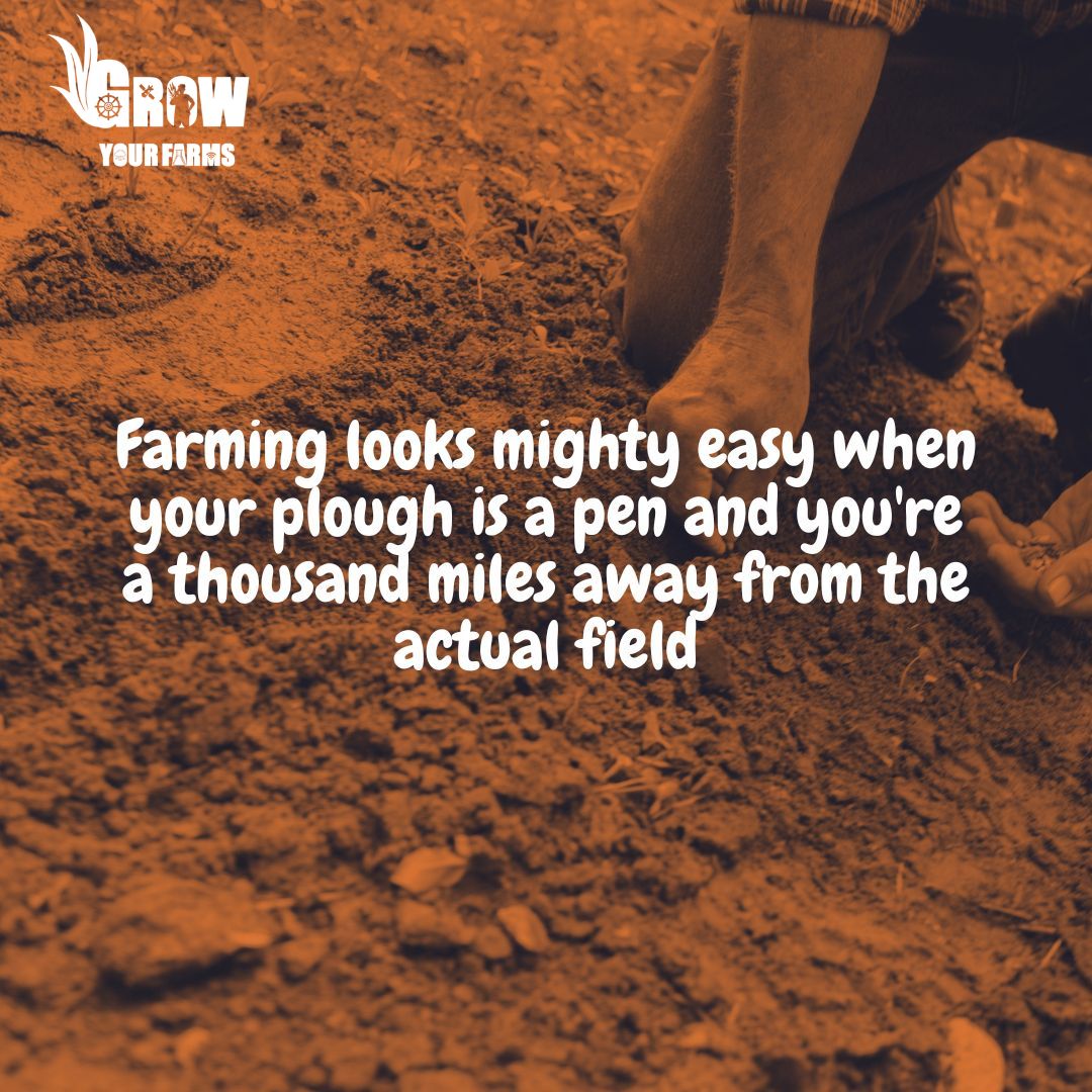 gyfagritech's tweet photo. The Farmer is the only man in our economy who buys everything at retail, sells at wholesale and pays freight in both ways. 

Support Farming and Farmers to strengthen our rural economy &amp; environment

#farming #farmers #farm #growyourfarms #agritech https://t.co/qjl63iHnZL