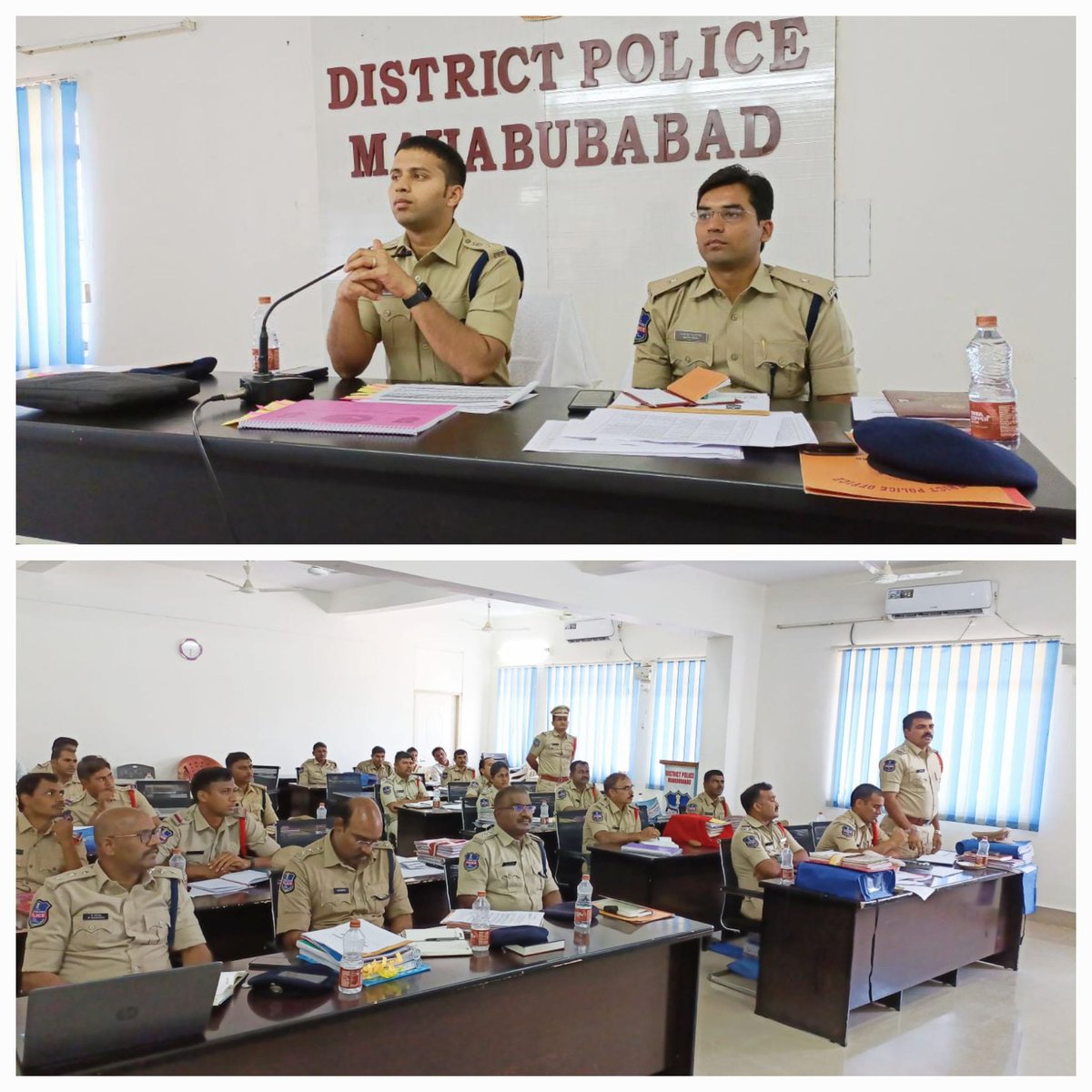 spmahabubabad's tweet photo. Held #MonthlyCrimeReviewMeeting with all SHOs, CIs and DSPs for quality and timely investigation and also instructed to improve #FunctionalVertical performance.
@TelanganaDGP @TelanganaCOPs 
@addlspmhbd @mhbdpolice @sdpomahabubabad @psmhbdtown https://t.co/Pea533c8iE