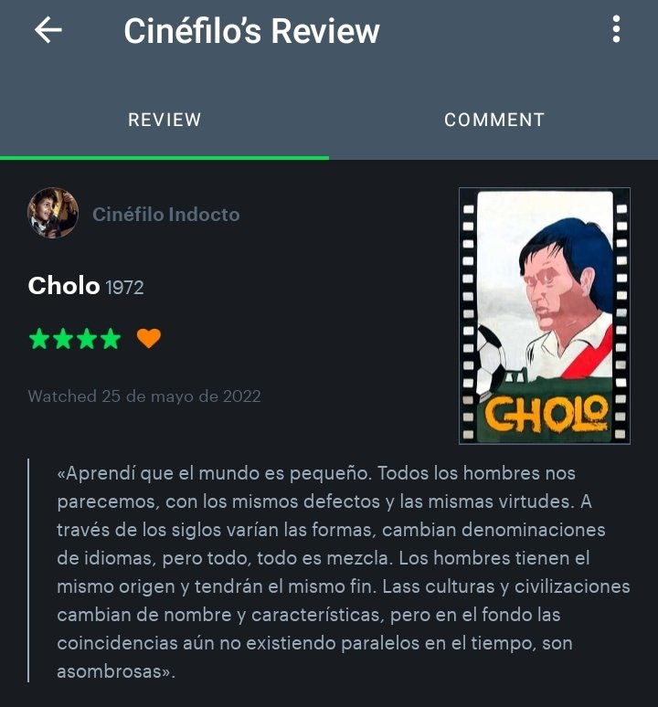 cinefiloindocto's tweet photo. Enhorabuena, —sin saberlo— logré ver la última función disponible de esta joya.

My ★★★★🧡 on Letterboxd https://t.co/DbQfglOpmp https://t.co/VksE8CZsrO