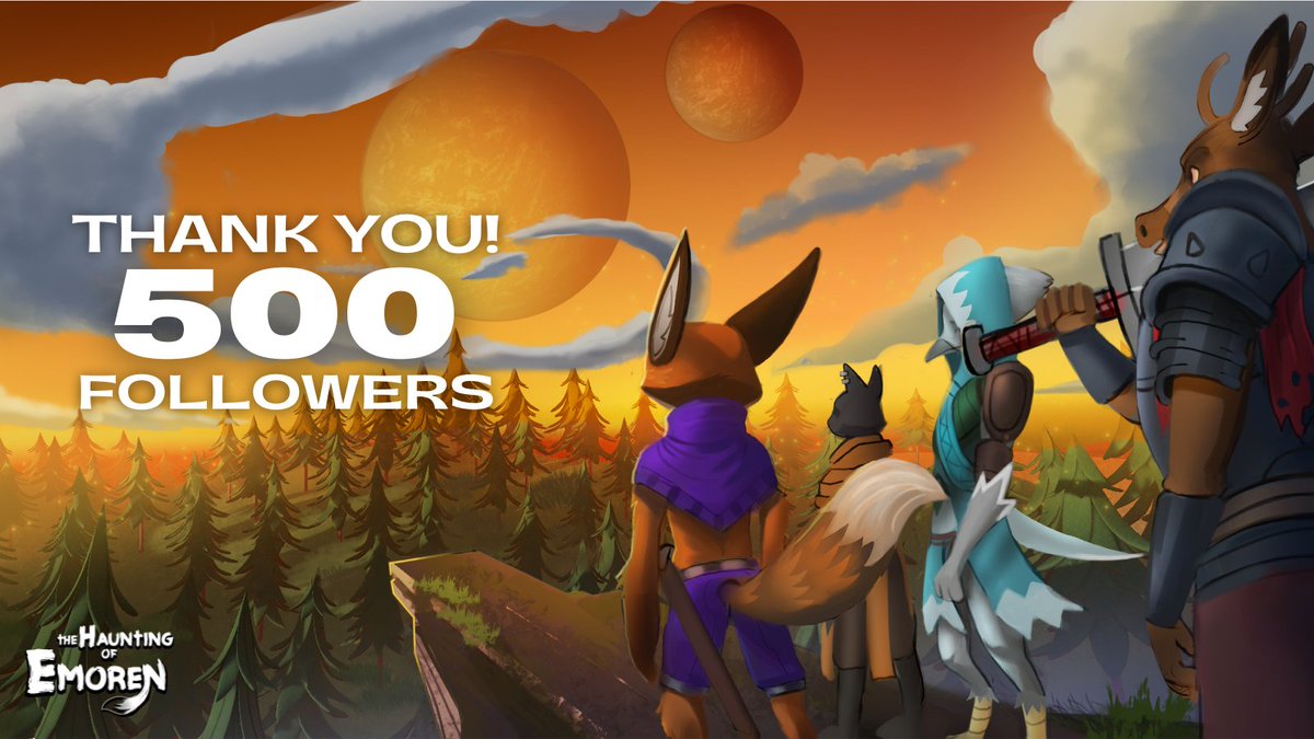 HauntedEmoren's tweet photo. WE DID IT! 🎉🎊🎉🎊🎉🎊 #500club #HauntingofEmoren 🗡🦊 https://t.co/DfJbWUuxKz
