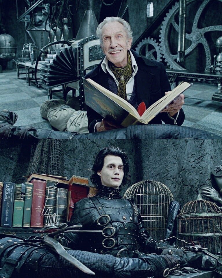 “People are afraid of me because I am different”
Edward Scissorhands #TimBurton (1990)🖤🎬