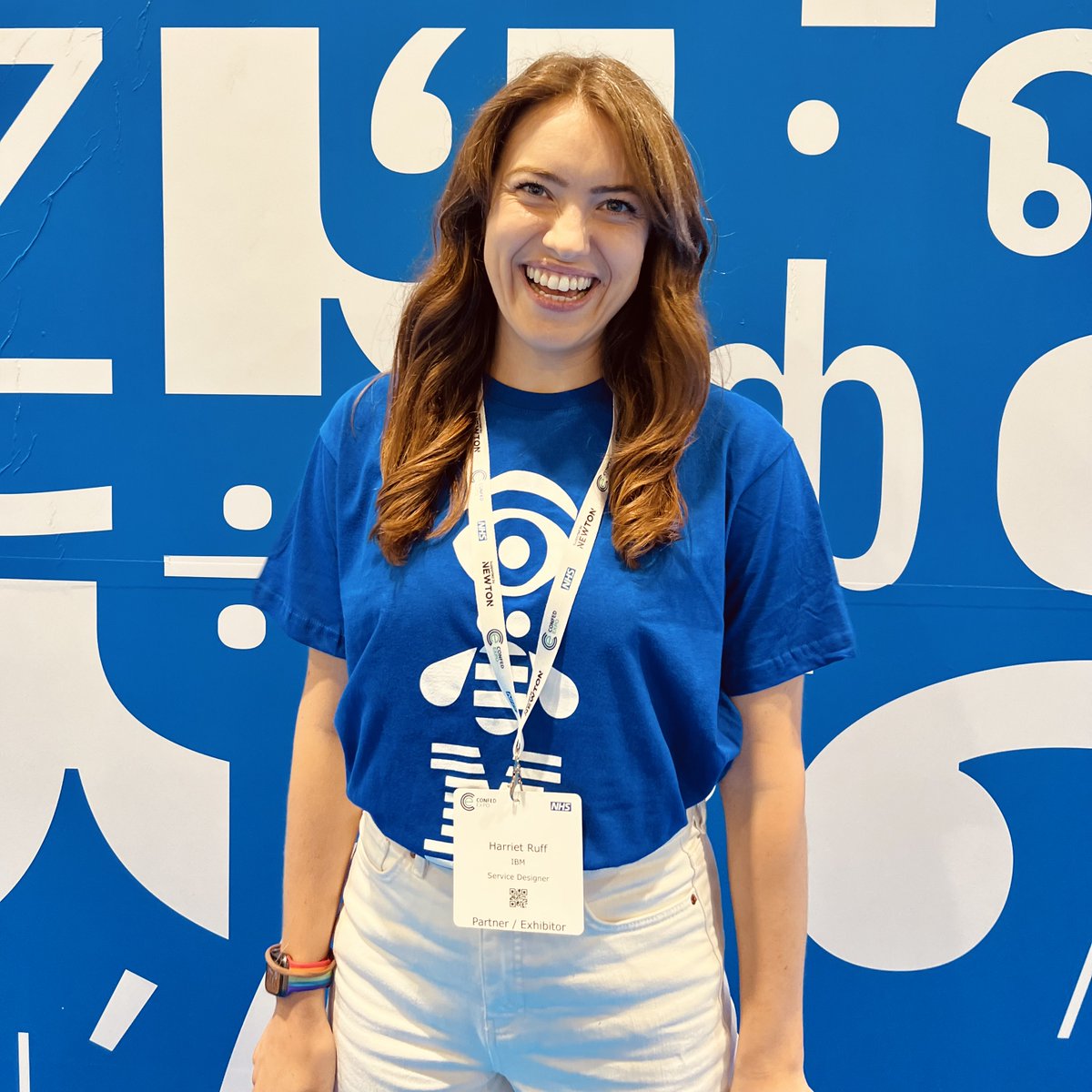 TheEmilyPercy's tweet photo. Meet @HarrietRuff one of our #HumansofHealthcare who is on the @IBMUKI booth E55 at #NHSConfedExpo today. Hatty is a Service Design Director. Hatty's favourite quote is: "Recognising the need is the primary condition for design." - Charles Eames  #IBMConfed22 #IBMUK https://t.co/iPcvLhAEX3