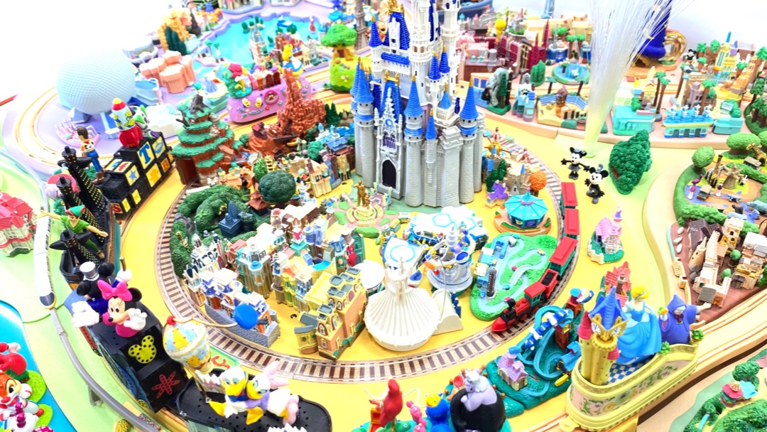 ディズニーランド ミニチュア模型 ディアゴスティーニ 点灯