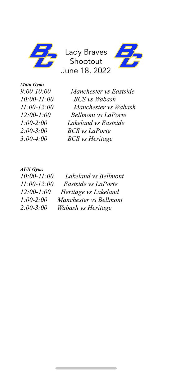LadyBravesBba11's tweet photo. If you are not doing anything Saturday, come check out your Lady Braves in action at BCS!! Excited to watch this group compete! https://t.co/pCxqyBu8Kx