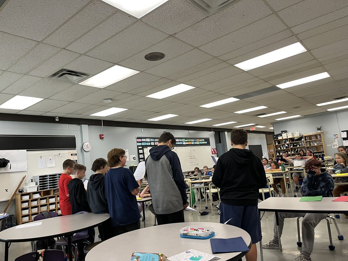 SuperbSixes's tweet photo. Trying out readers theatre today! Ask me about the story my group read. #GordFord https://t.co/X9Xsw1L5b7