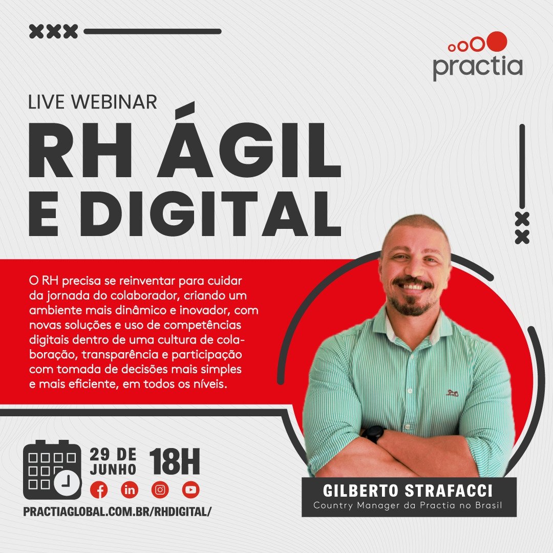 gstrafacci's tweet photo. Faça sua inscrição no Evento RH ÁGIL E DIGITAL da Practia Brasil
https://t.co/L6RWvMM8CO
#rpa #roboticprocessautomation #automation #practia #digital #agile #projectmanagement #lean #kanban #processautomation #scrum https://t.co/2S9ZADU8kh