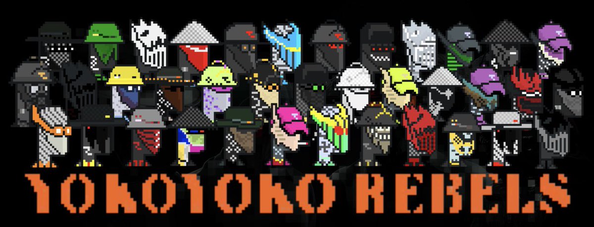 yokoyoko_rebels's tweet photo. 🥷Celebrate rebelsNFT sold out 🥷🎉

Joint @yokoyoko_rebels and @Rebelslabs giveaway!

Drawing.
- 2 yoko yoko rebels NFT

How to enter
- ♥️ and 🔁 on your main post.
- Tag your friends
- Follow @yokoyoko_rebels and @Rebelslabs.

48 hours only https://t.co/7cgZPBTbP5