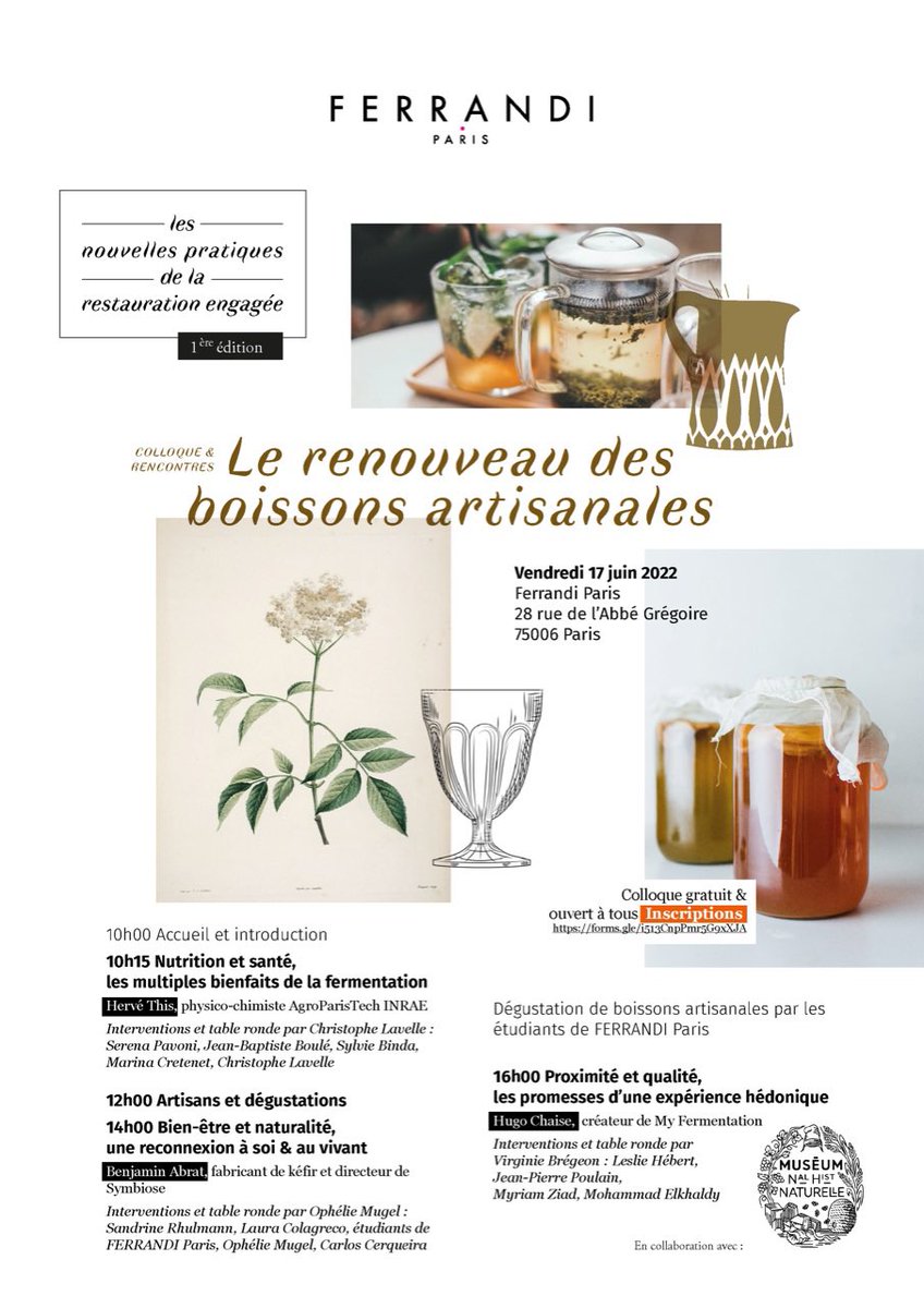 I am very happy to be part  of this event. I will present and explain one of the oldest techniques in the world of introducing smoke into liquids to make a drink mixed with incense. <a href="/FERRANDIParis/">FERRANDI Paris</a>  #event #paris #mohammadelkhaldy <a href="/ChristopheLav/">Christophe Lavalle</a> <a href="/Le_Museum/">Muséum national d'Histoire naturelle</a>