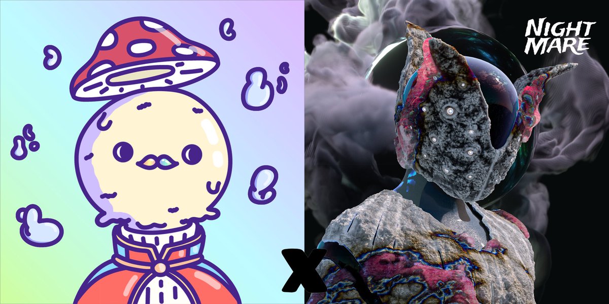 Nightmare Project x Tasties 

We are giving away:
- 3x Tasties Free Mints!
- 3x Nightmare Project Whitelist Spots!

To Enter:
1️⃣ RT + ❤️
2️⃣ Follow 
@NightmarePrjct <a href="/TastiesNFT/">Tasties 🍬</a> @TastiesCollabs <a href="/Cloud3Agency/">Cloud Agency</a>
3️⃣ Tag 3 Friends!