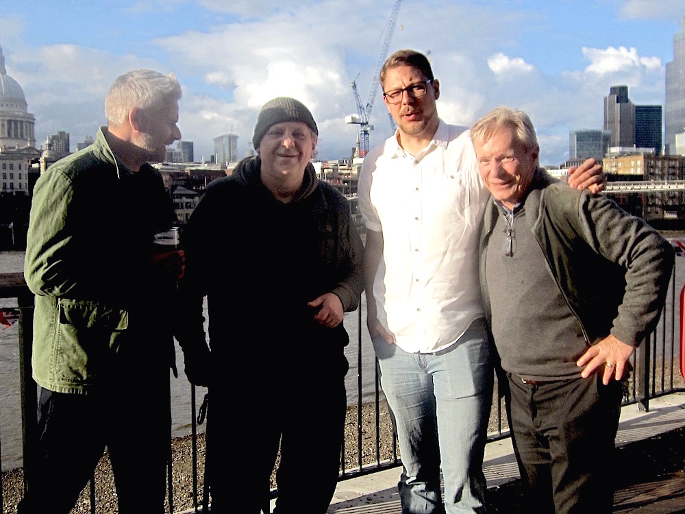AlexZdan1's tweet photo. Great meeting up #Bankside with the President of 
@ramusaorg's Board of Directors John Myers here in London, with Medicine Man: A Stan Brock Story #documentary Director @paulangellUK, #MedMan Producer Vladimir Daniel &amp; yours truly! Followed by a #Thames #MilleniumBridge crossing! https://t.co/Sxo9Ha0l6O